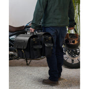 Trip Machine Expedition Saddlebag Pair black
