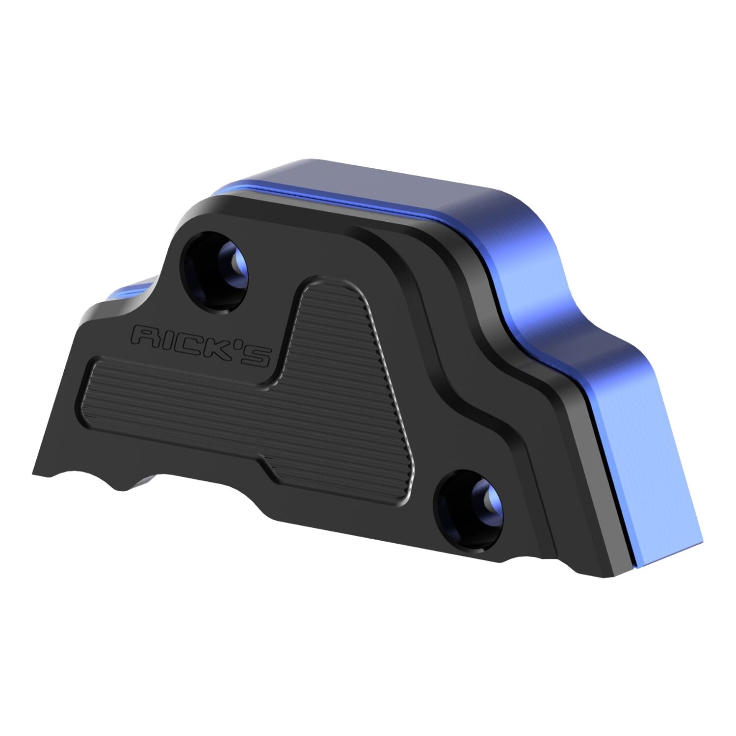 Rick's Motorcycles gear position sensor cover - Black/Blue