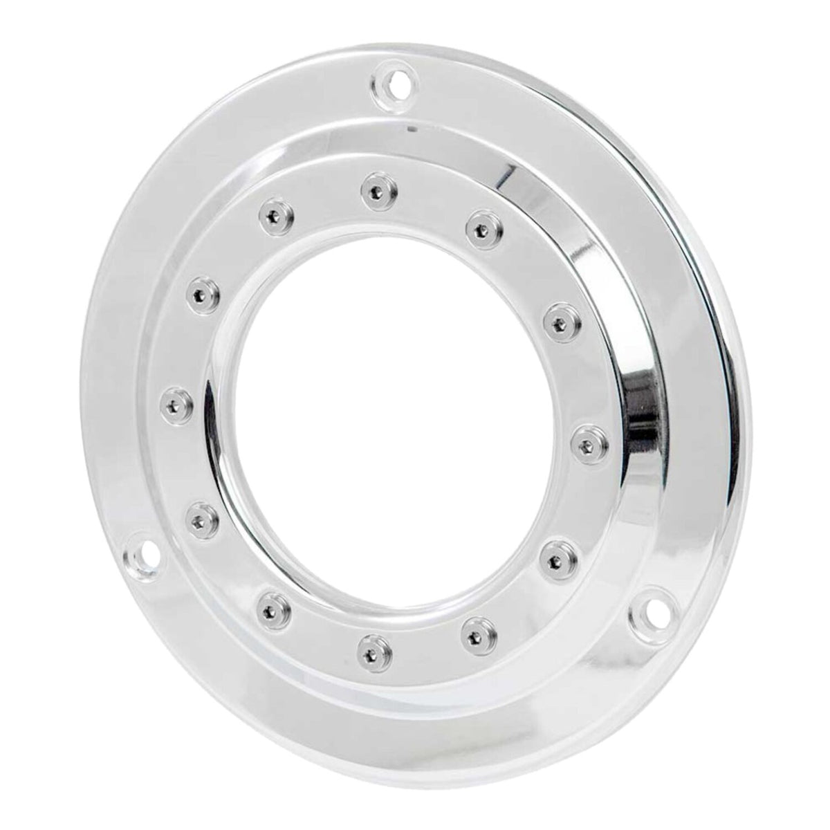 Rick's Motorcycles derby cover 'Porthole' - Polished