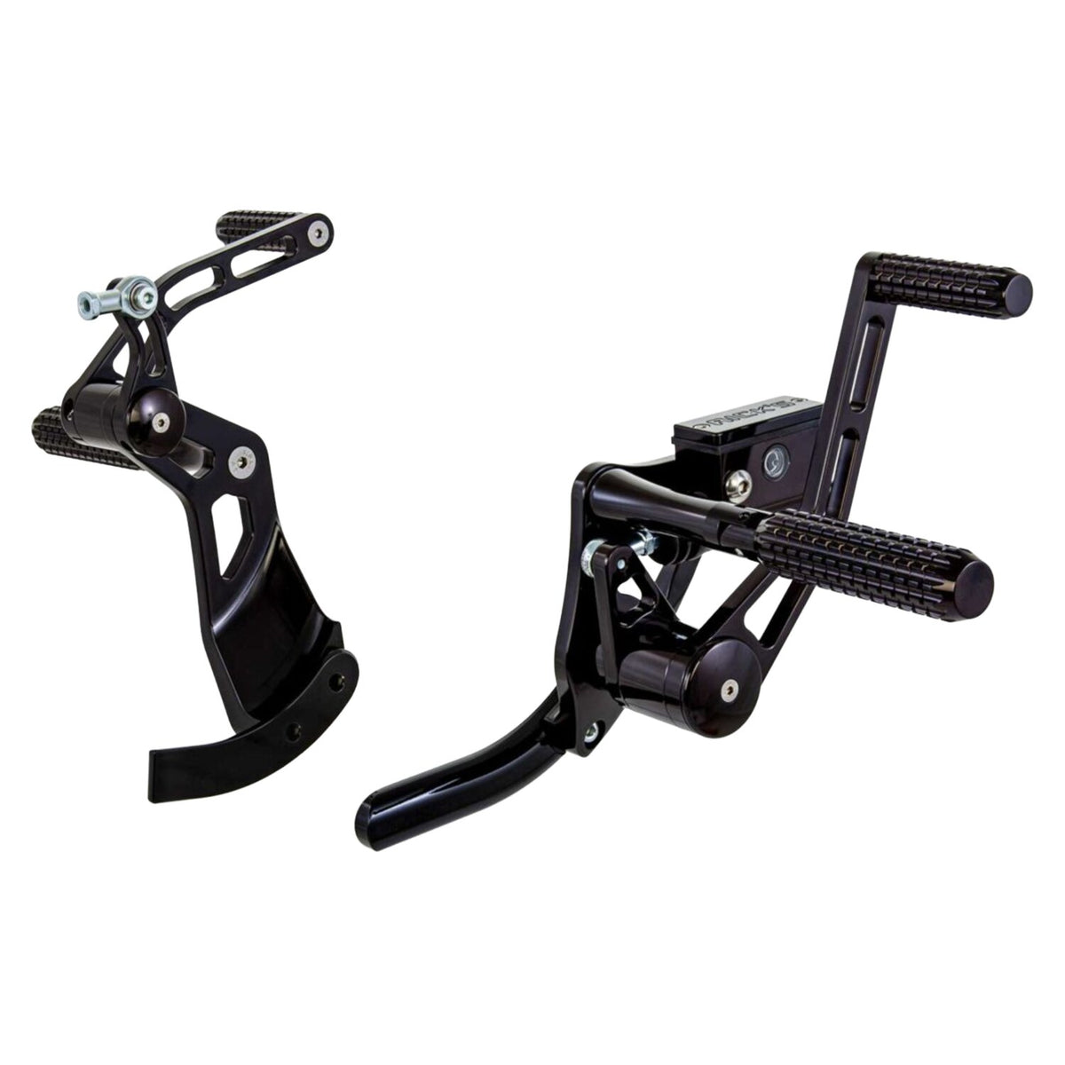 Rick's Motorcycles +4" Forw - control kit - AK 4.7 - Black