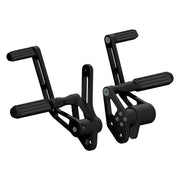 Rick's Motorcycles +2 5" Forw - control kit - AK 4.7 - Black