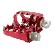 Flo Motorsports V2 MX foot peg set - Red