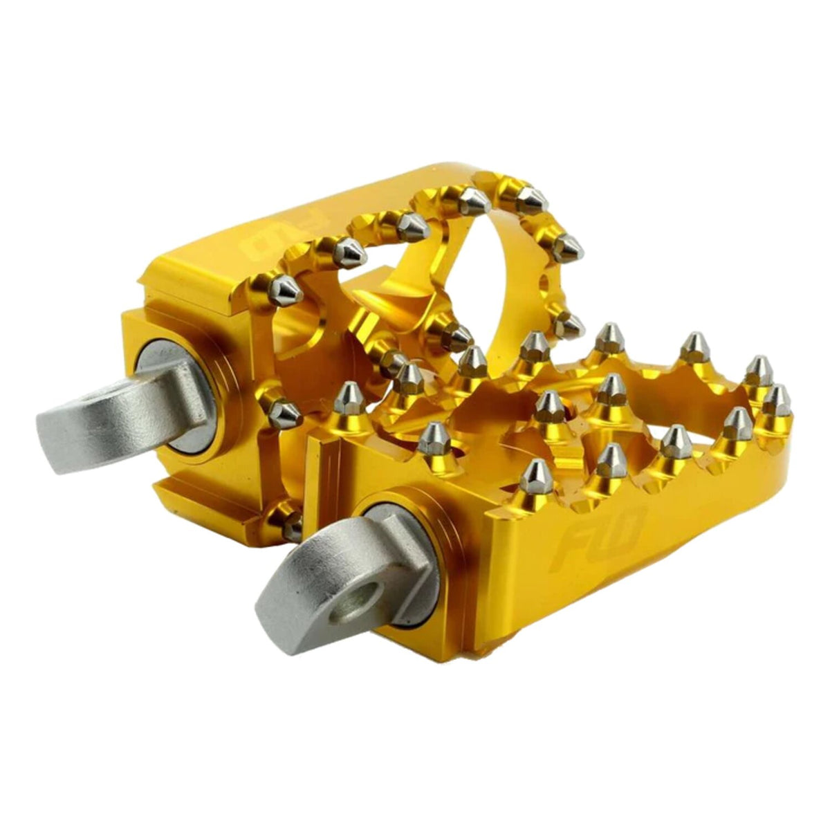 Flo Motorsports V2 MX foot peg set - Gold