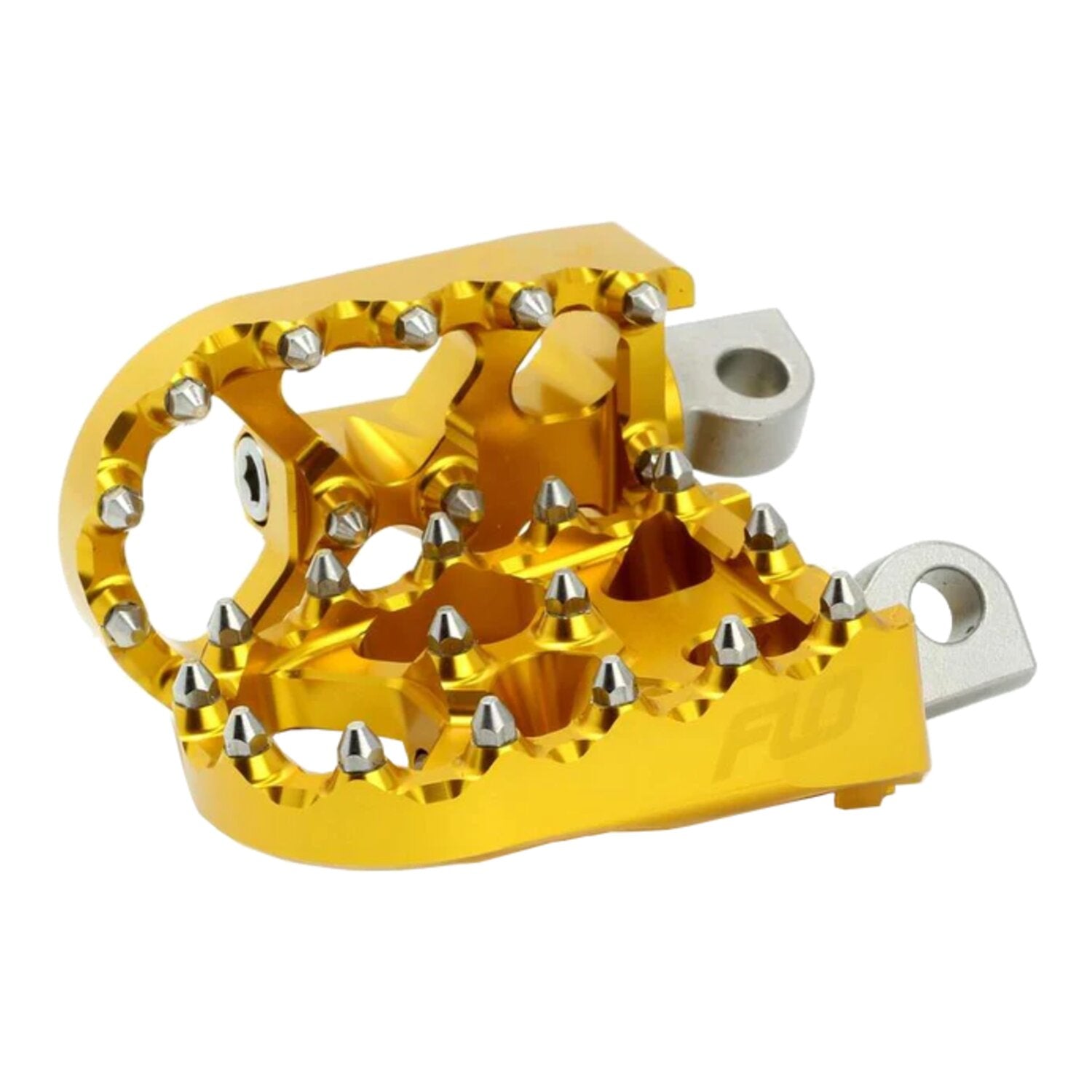 Flo Motorsports V2 MX foot peg set - Gold