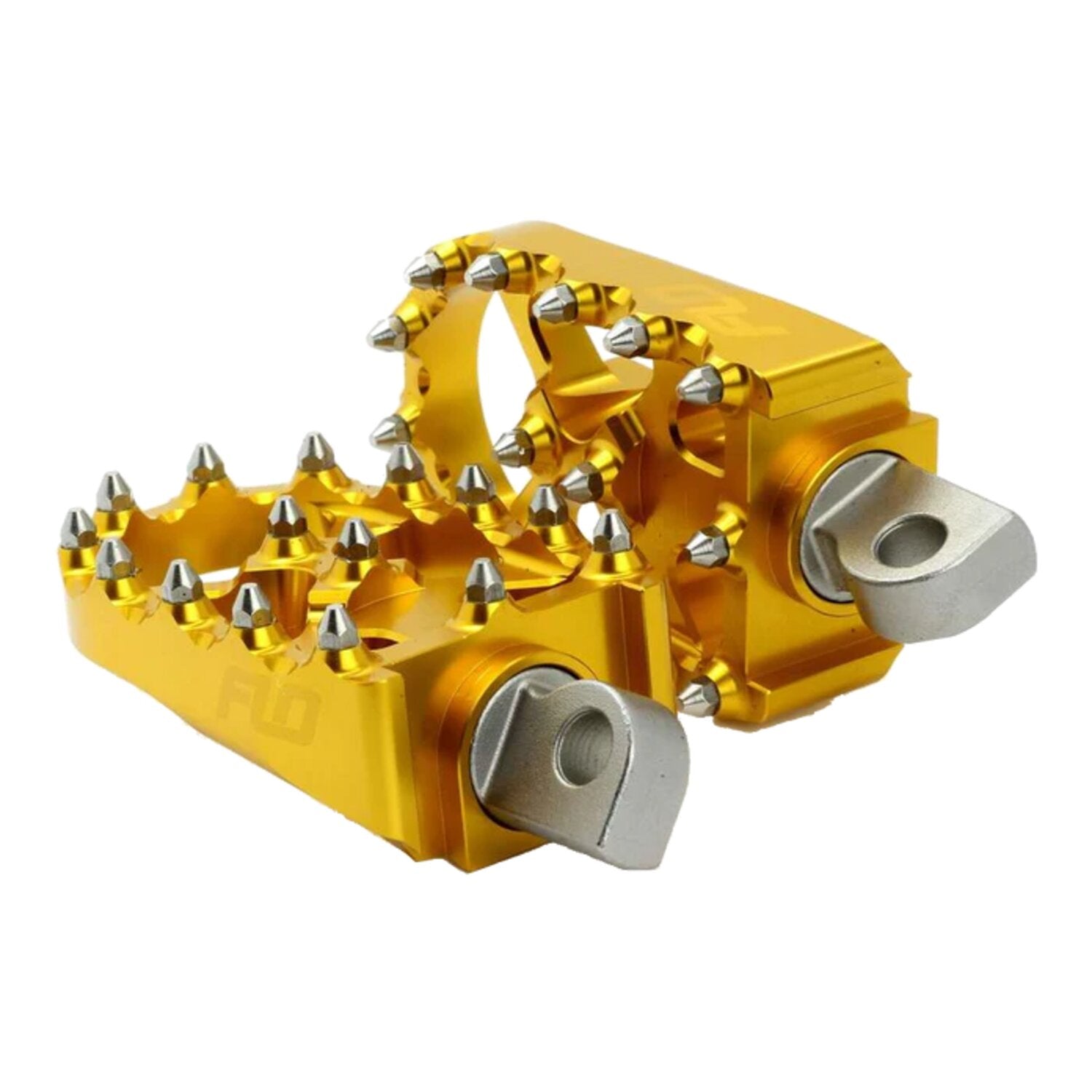 Flo Motorsports V2 MX foot peg set - Gold