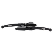 Flo Motorsports MX style brake & clutch lever set - Black