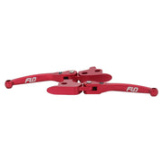 Flo Motorsports MX style brake & clutch lever set - Red