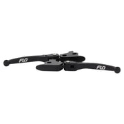 Flo Motorsports MX style brake & clutch lever set - Black