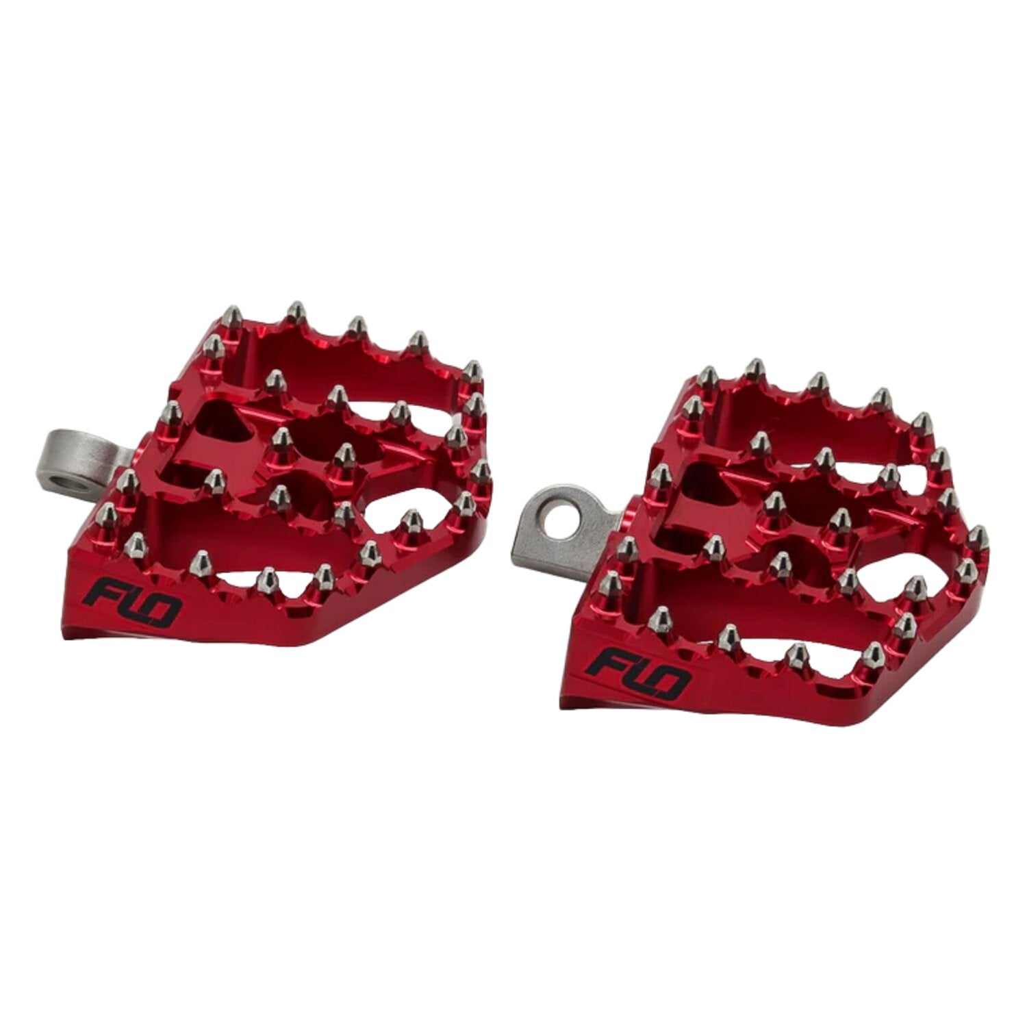 Flo Motorsports V4 BMX Mini floorboards - Red