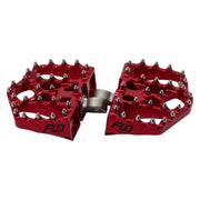 Flo Motorsports V4 BMX Mini floorboards - Red