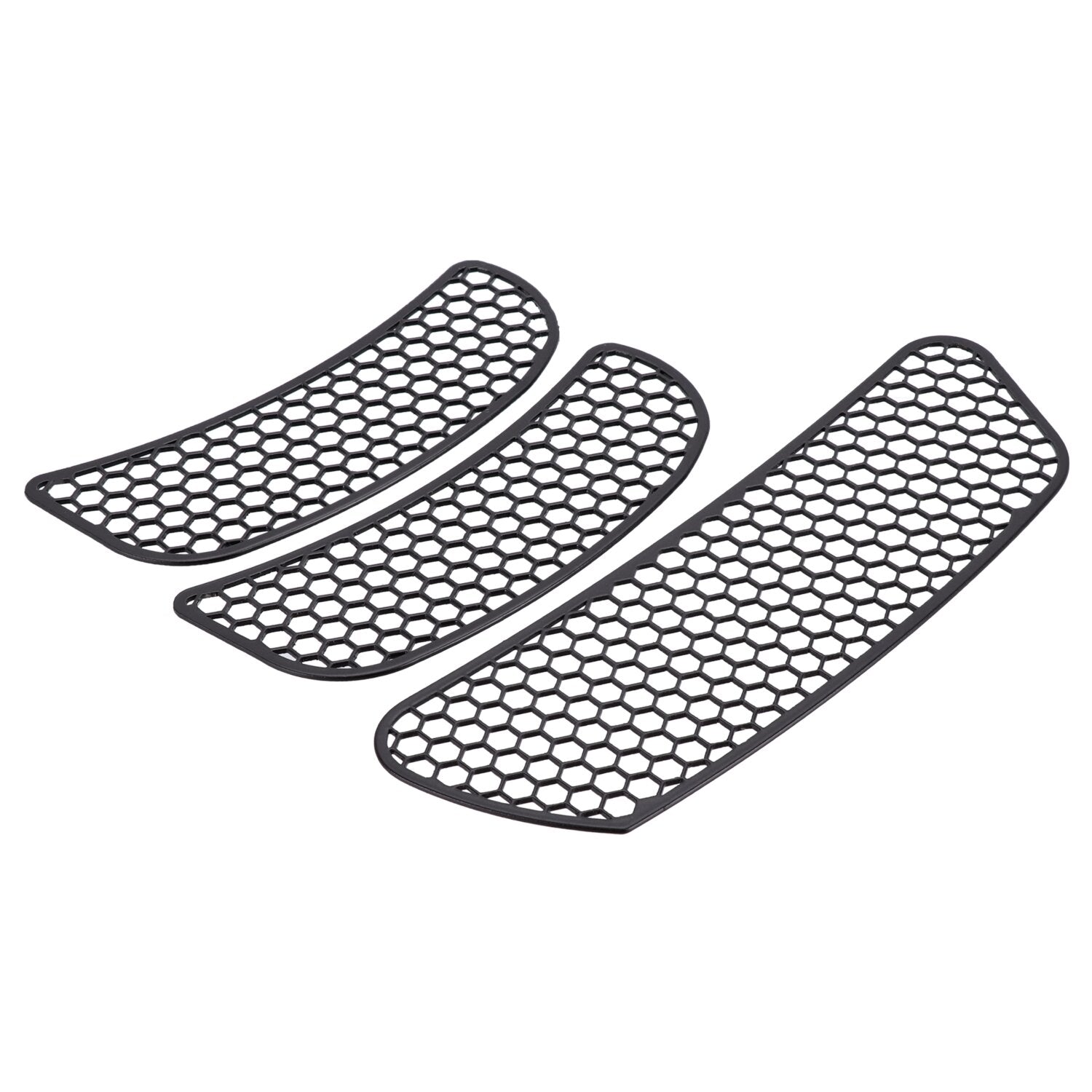 MCS Front Fairing Mesh vent Screen Grills - Black