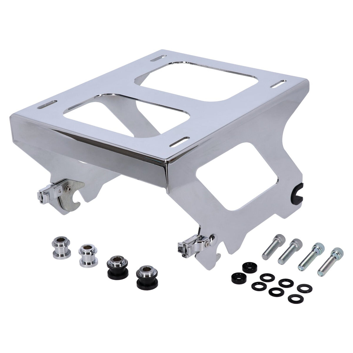 MCS Solo Mount Luggage Rack - Chrome