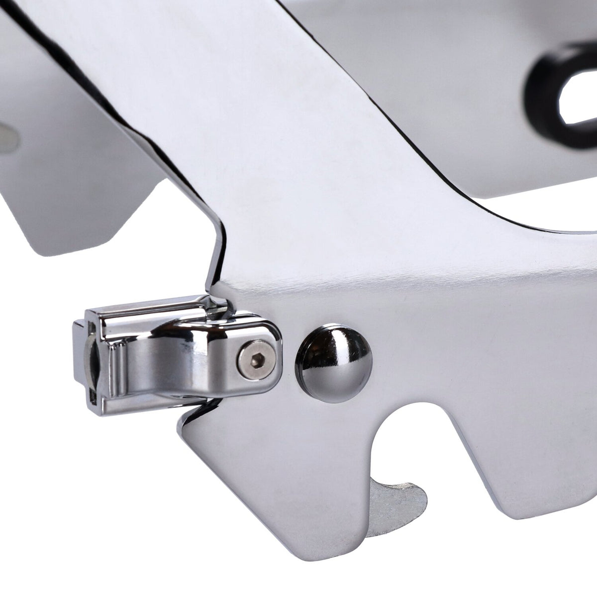 MCS Solo Mount Luggage Rack - Chrome