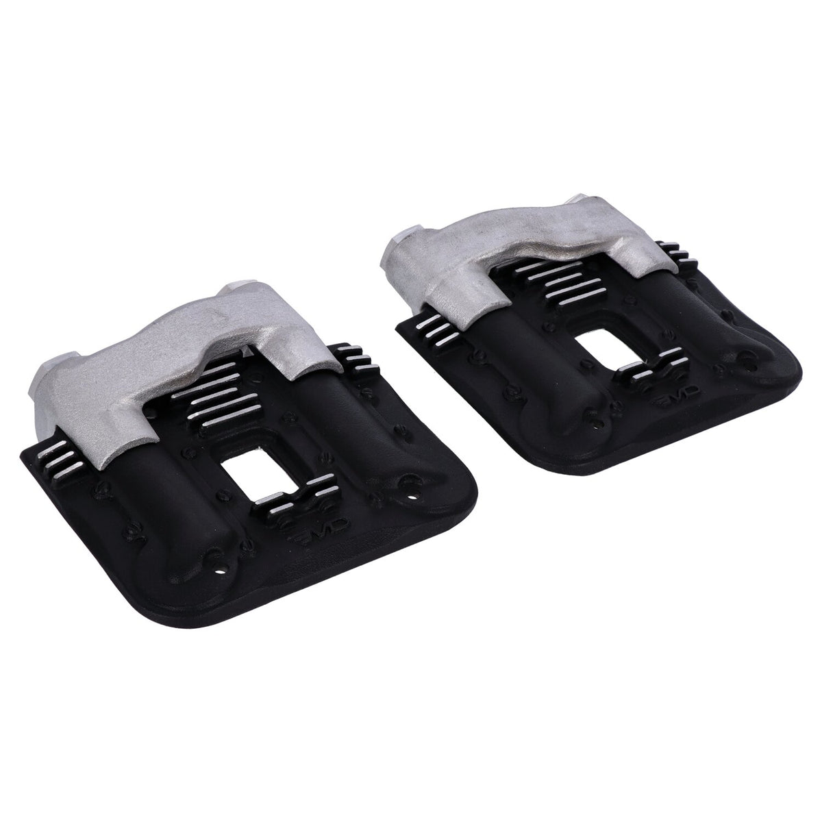 EMD 'Knucklehead style' rocker cover set - Black cut
