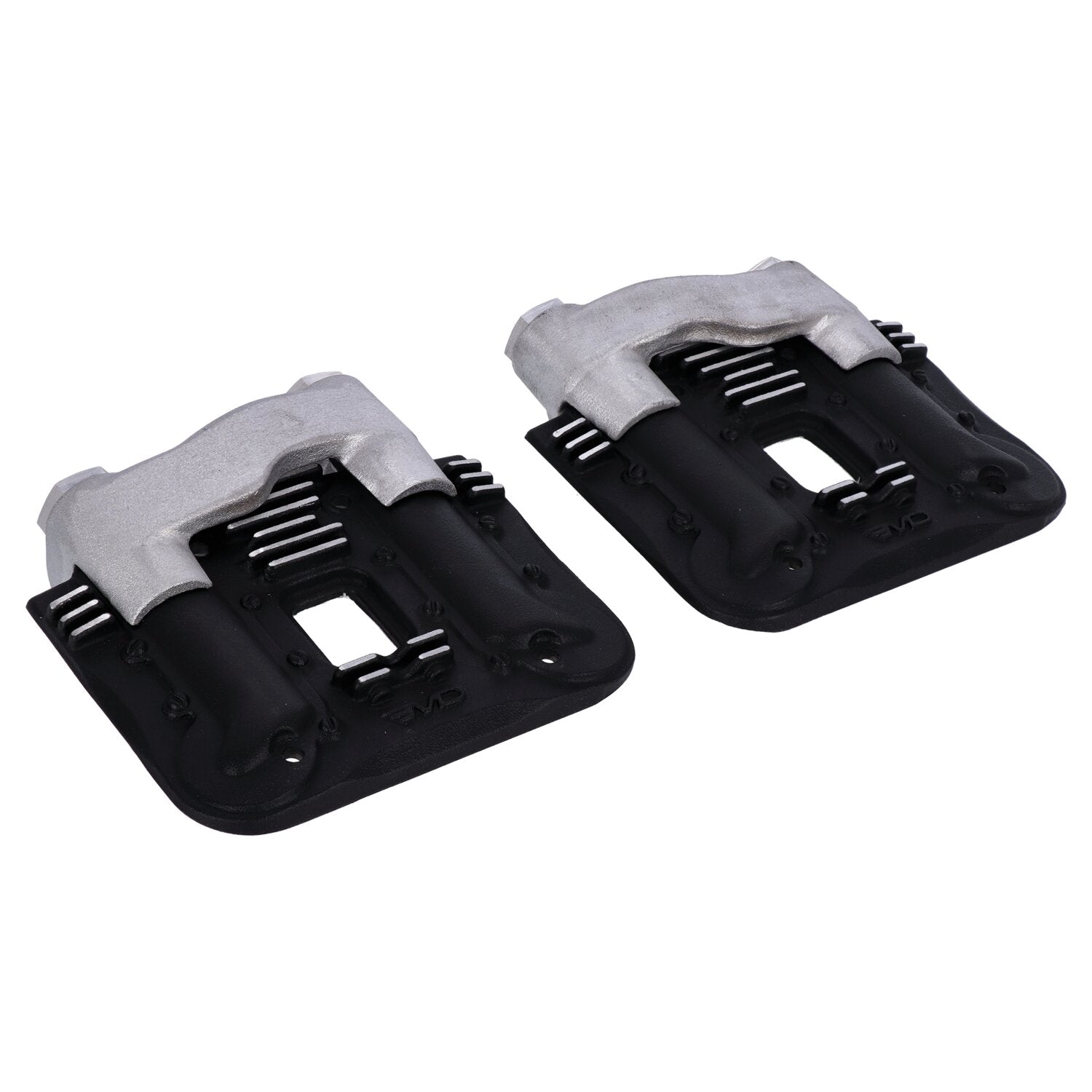EMD 'Knucklehead style' rocker cover set - Black cut