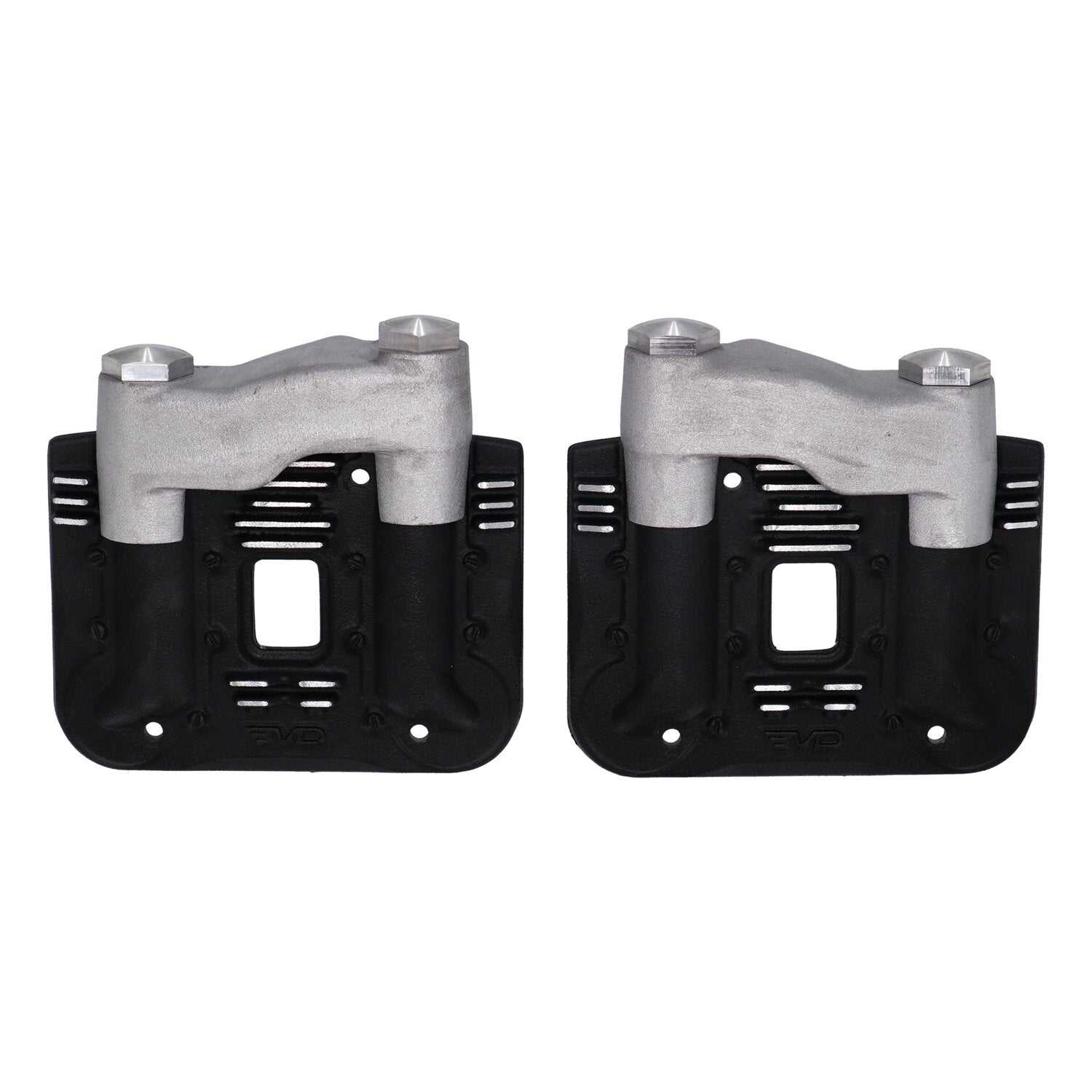 EMD 'Knucklehead style' rocker cover set - Black cut