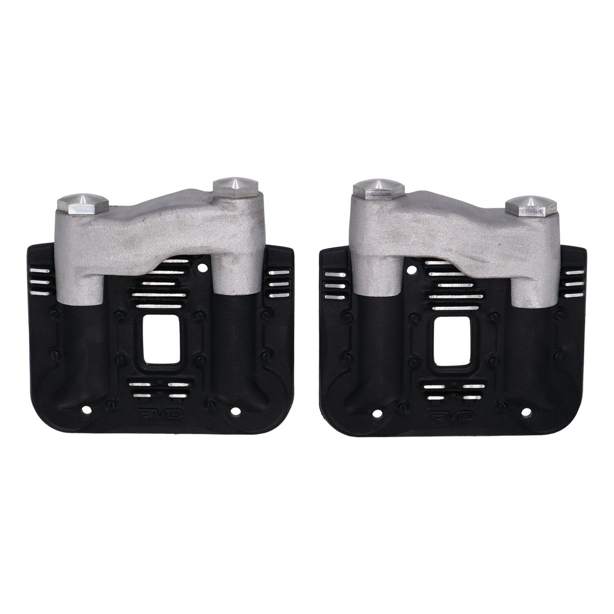 EMD 'Knucklehead style' rocker cover set - Black cut