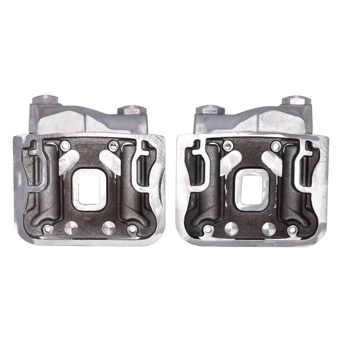EMD 'Knucklehead style' rocker cover set - Black cut