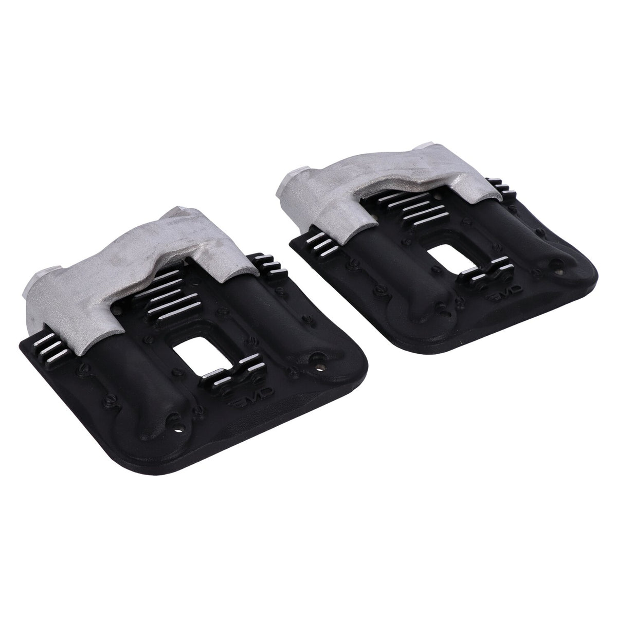 EMD 'Knucklehead style' rocker cover set - Black cut