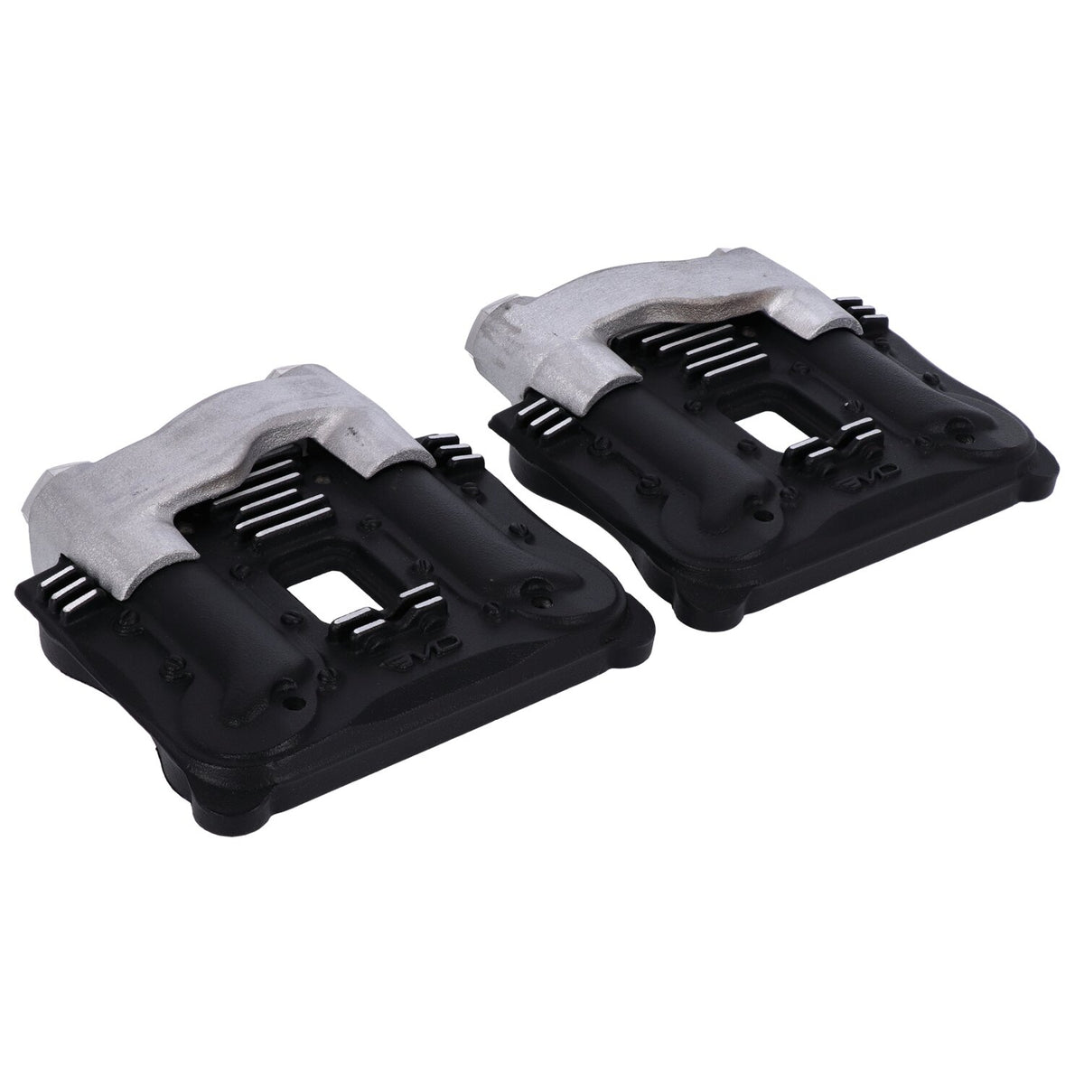 EMD 'Knucklehead style' rocker cover set - Black cut