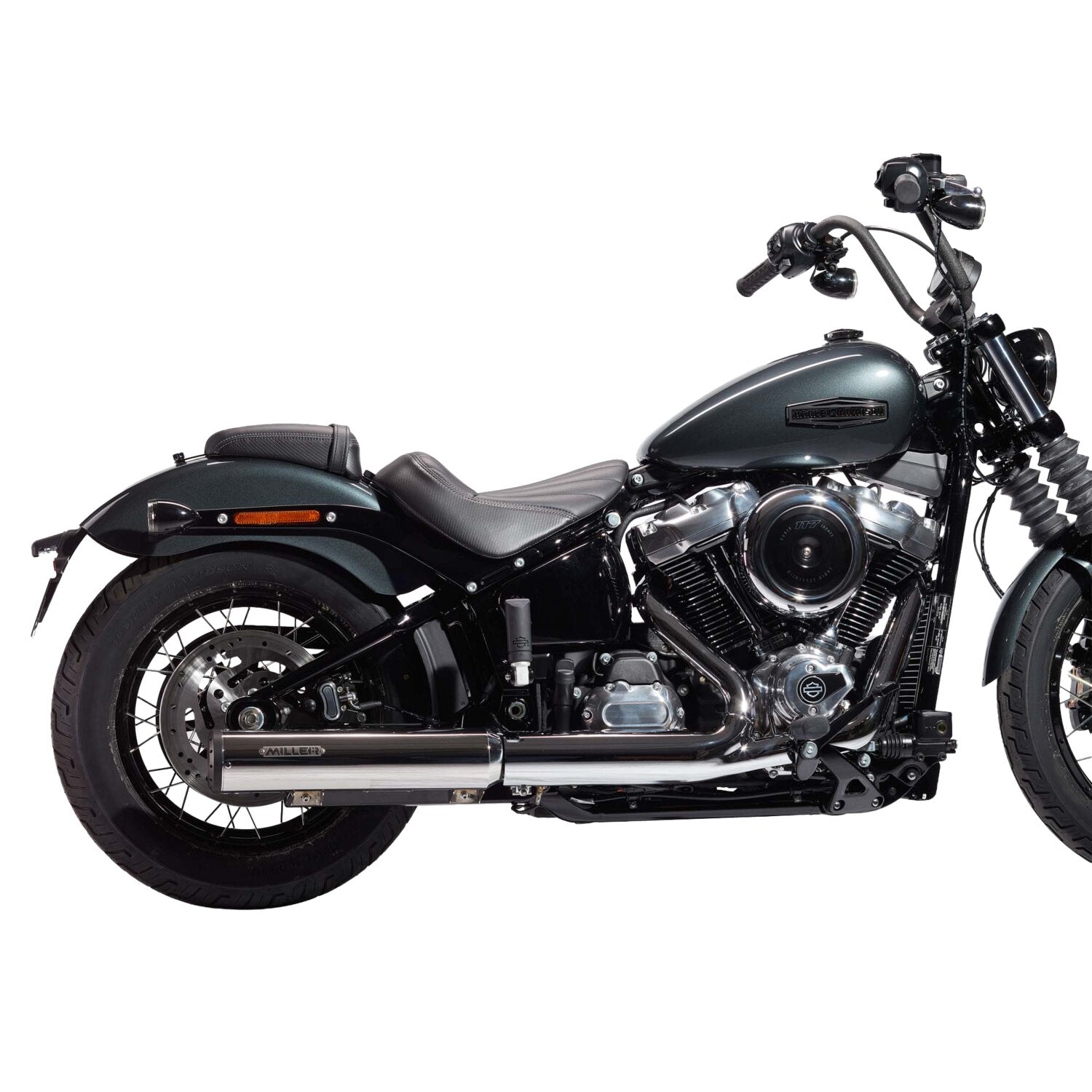 Miller Exhaust Miller Liberty Slip-On polished End cap Standard polished