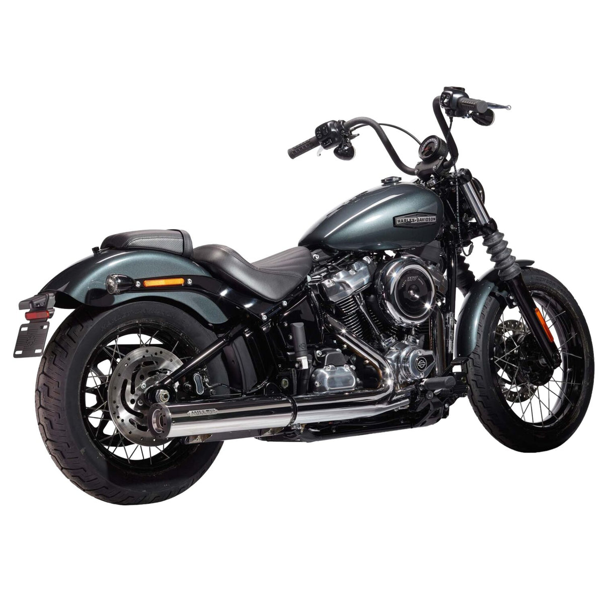 Miller Exhaust Miller Liberty Slip-On polished End cap Standard black