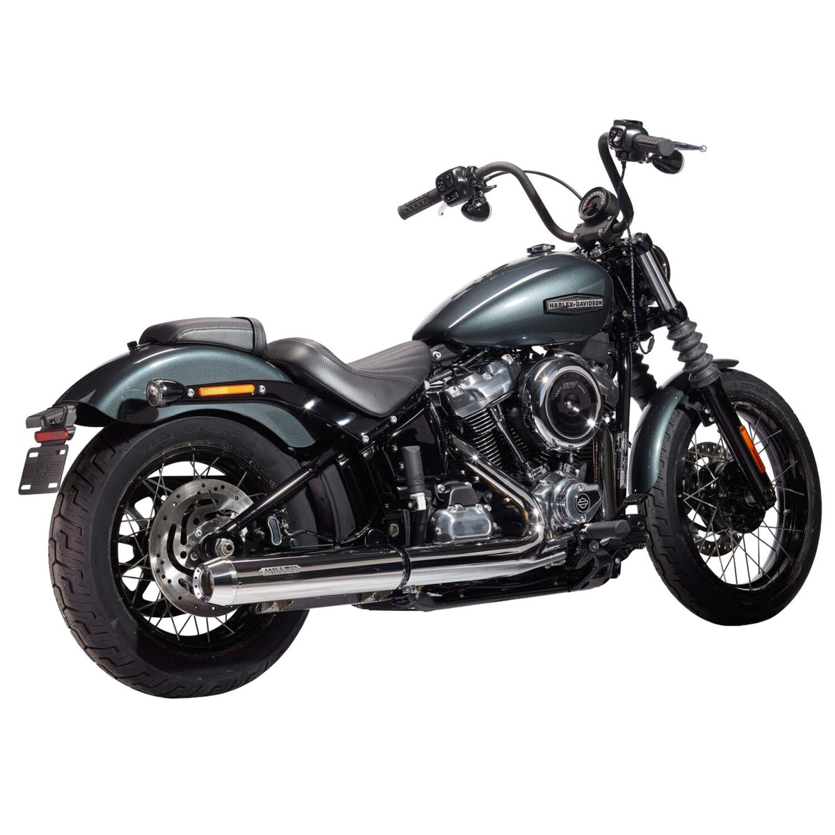 Miller Exhaust Miller Liberty Slip-On polished End cap Tapered polished