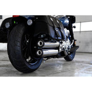 Miller Exhaust Miller Omaha II Slip-Ons polished End cap Standard black