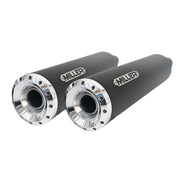 Miller Exhaust Miller Omaha II Slip-Ons black End cap Standard polished