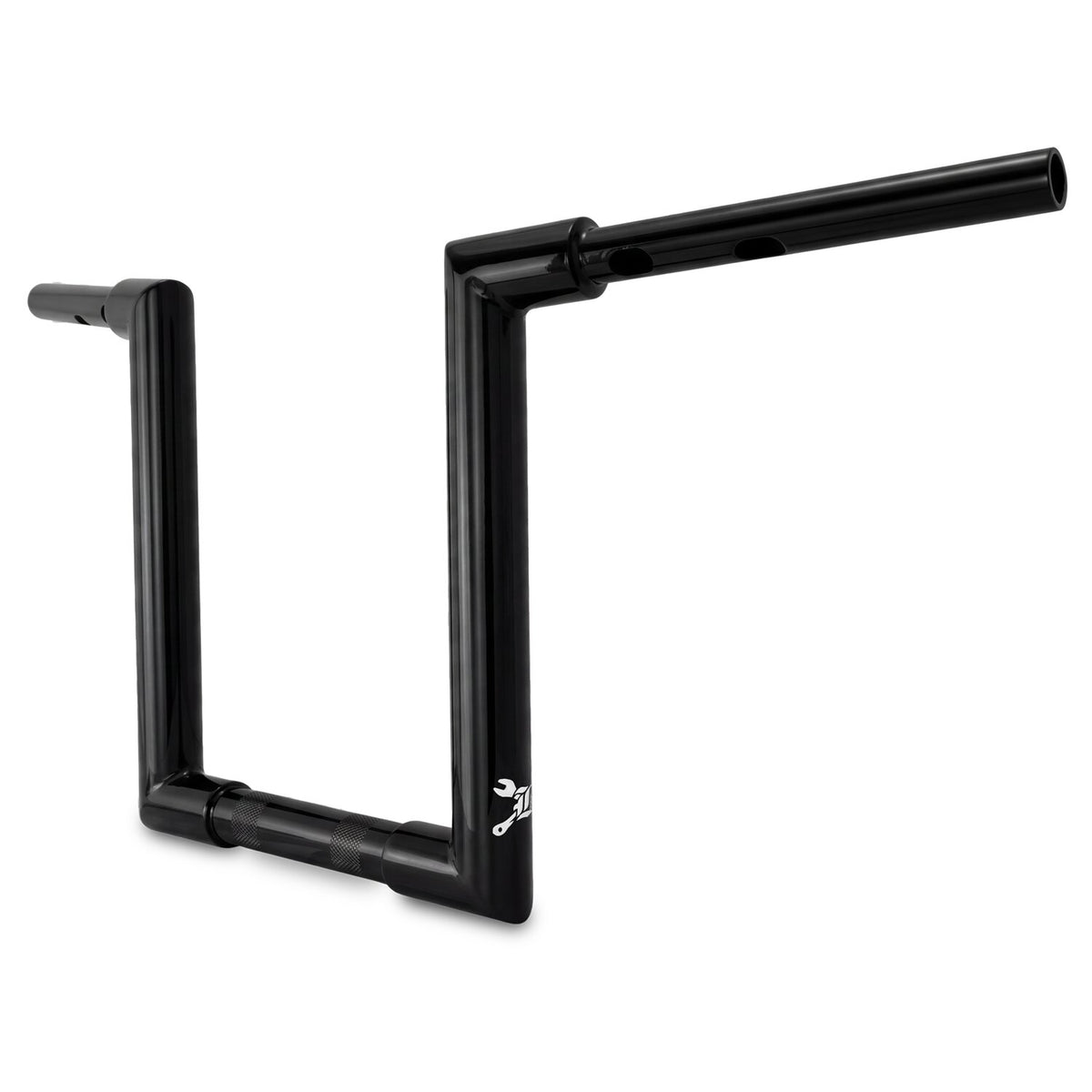 Burly 1-1/2" Jason bar - 12" rise - Gloss black
