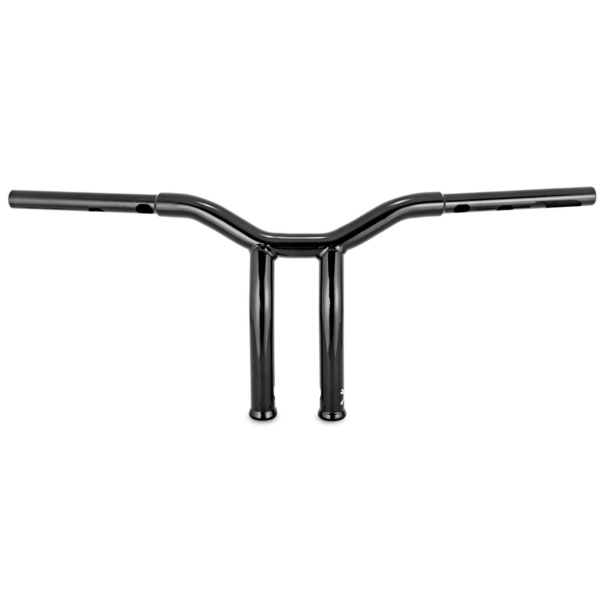 Burly Dominator raked 1-1/4" T-bar 10" rise - Gloss black