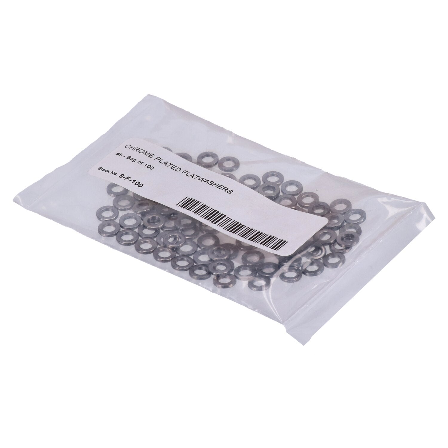 Colony Flatwashers #8 Chrome plated