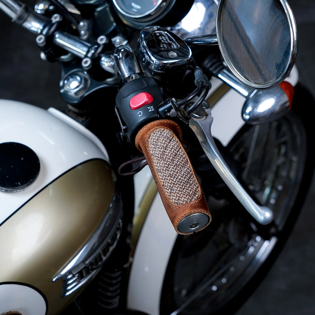 Trip Machine x DGR Haberdash Grips 10cm cognac