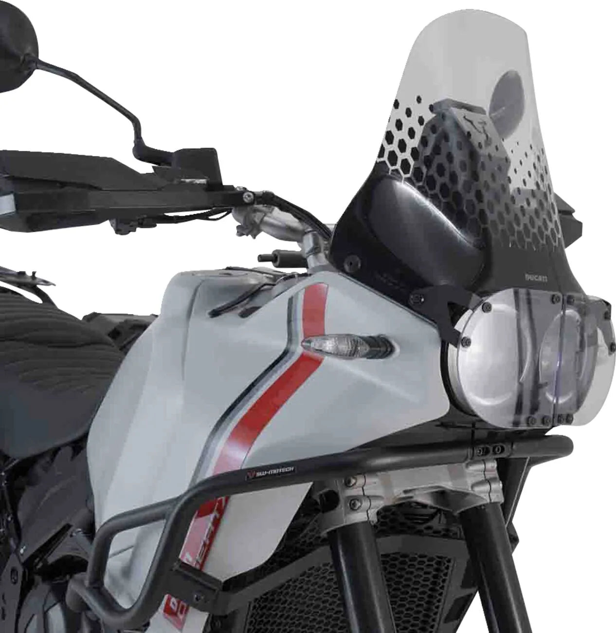 Sw-motech Headlight Guard - Steel & Makrolon Protection