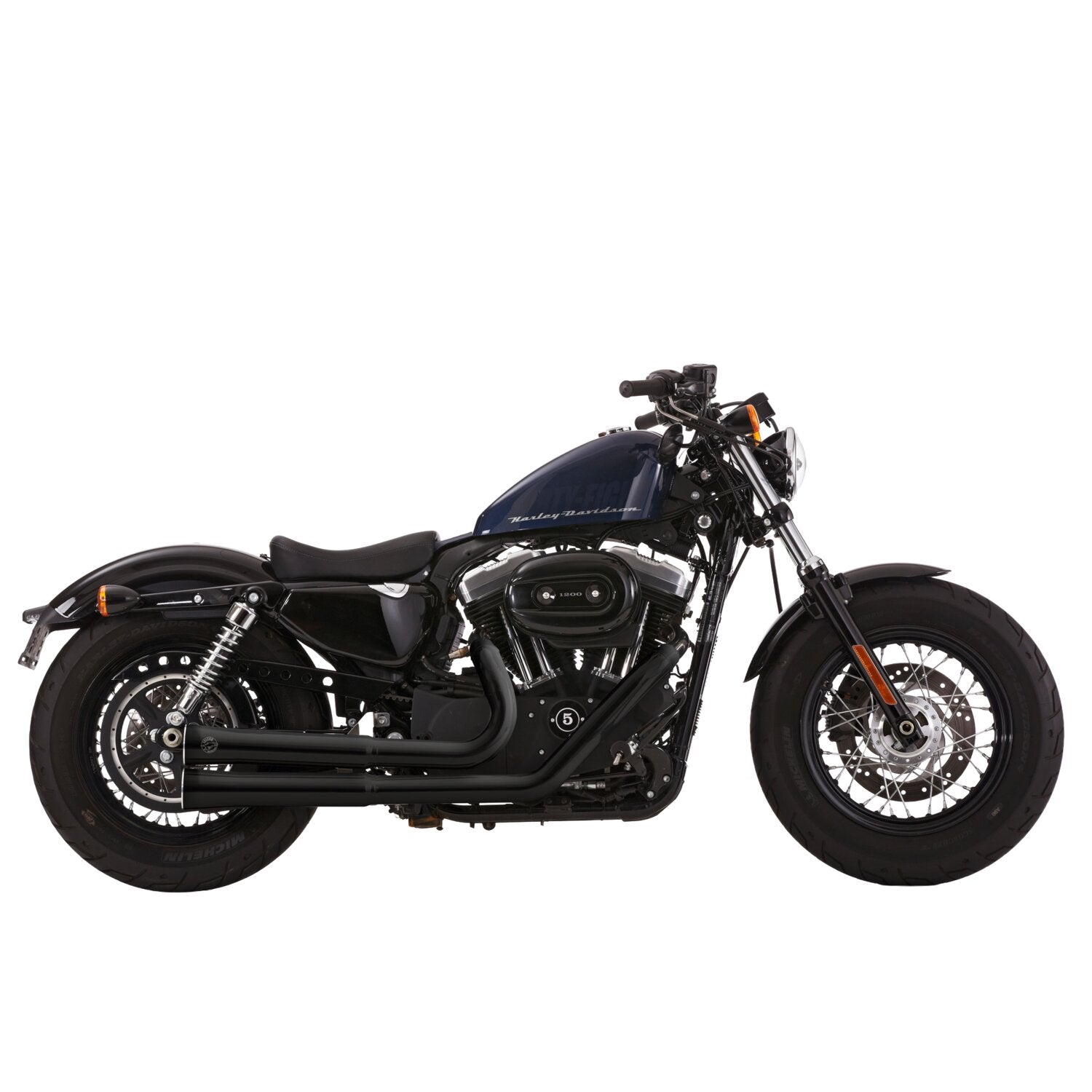 Falcon exhaust Falcon Double Groove 2 in 2 exhaust system - Black