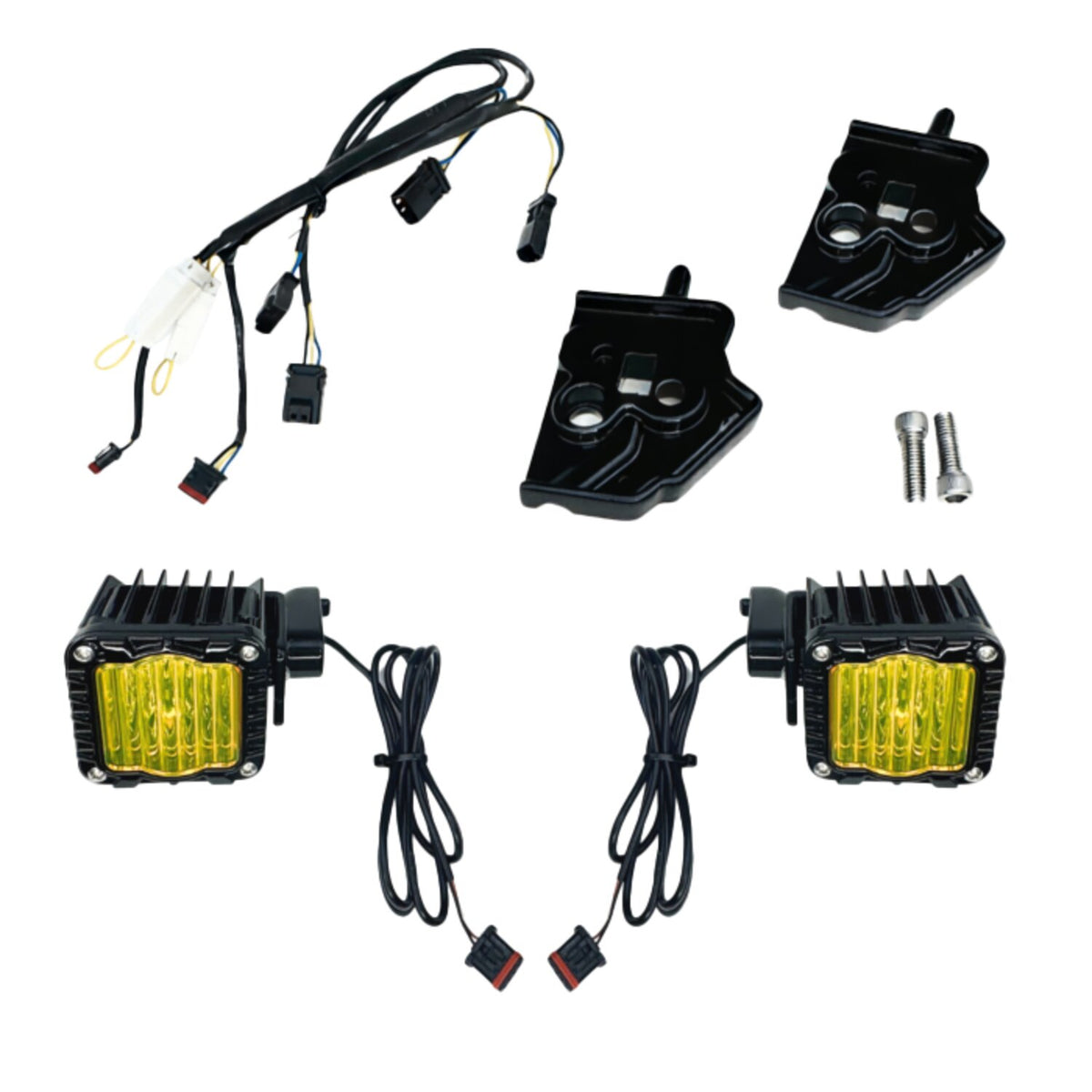 Custom Dynamics Shark Demon LED turn signal Front - Yellow