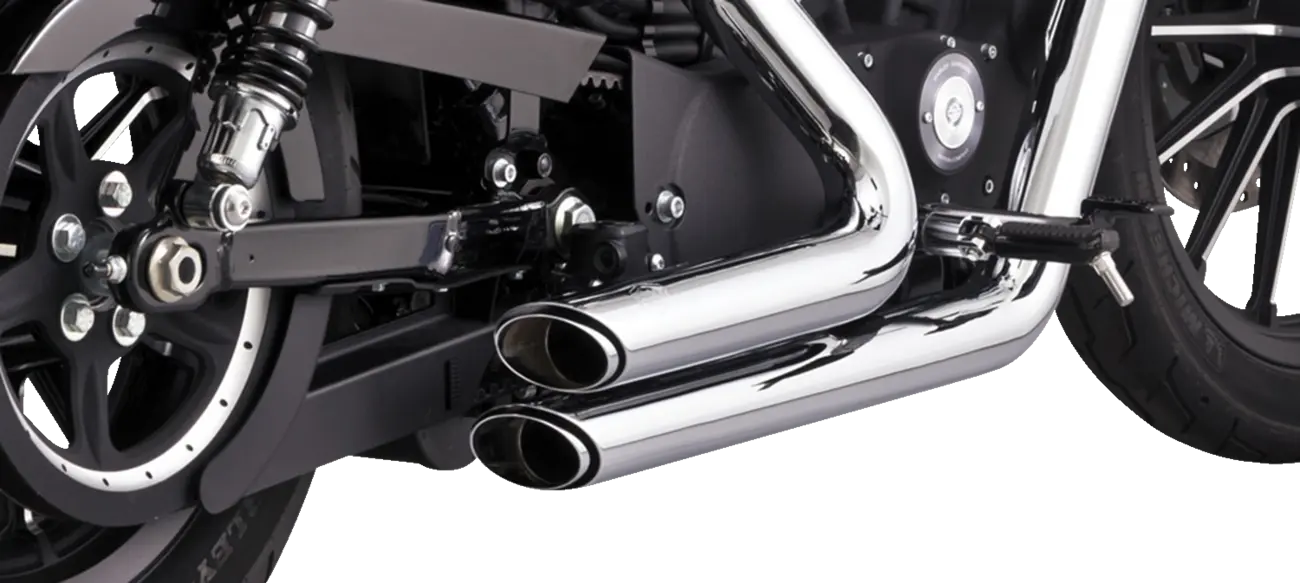 Vance & Hines Shortshots Staggered Avgassystem