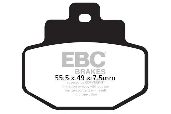 Ebc Sfa-hh Series Sintrade Scooter Bromsbelägg - Bak