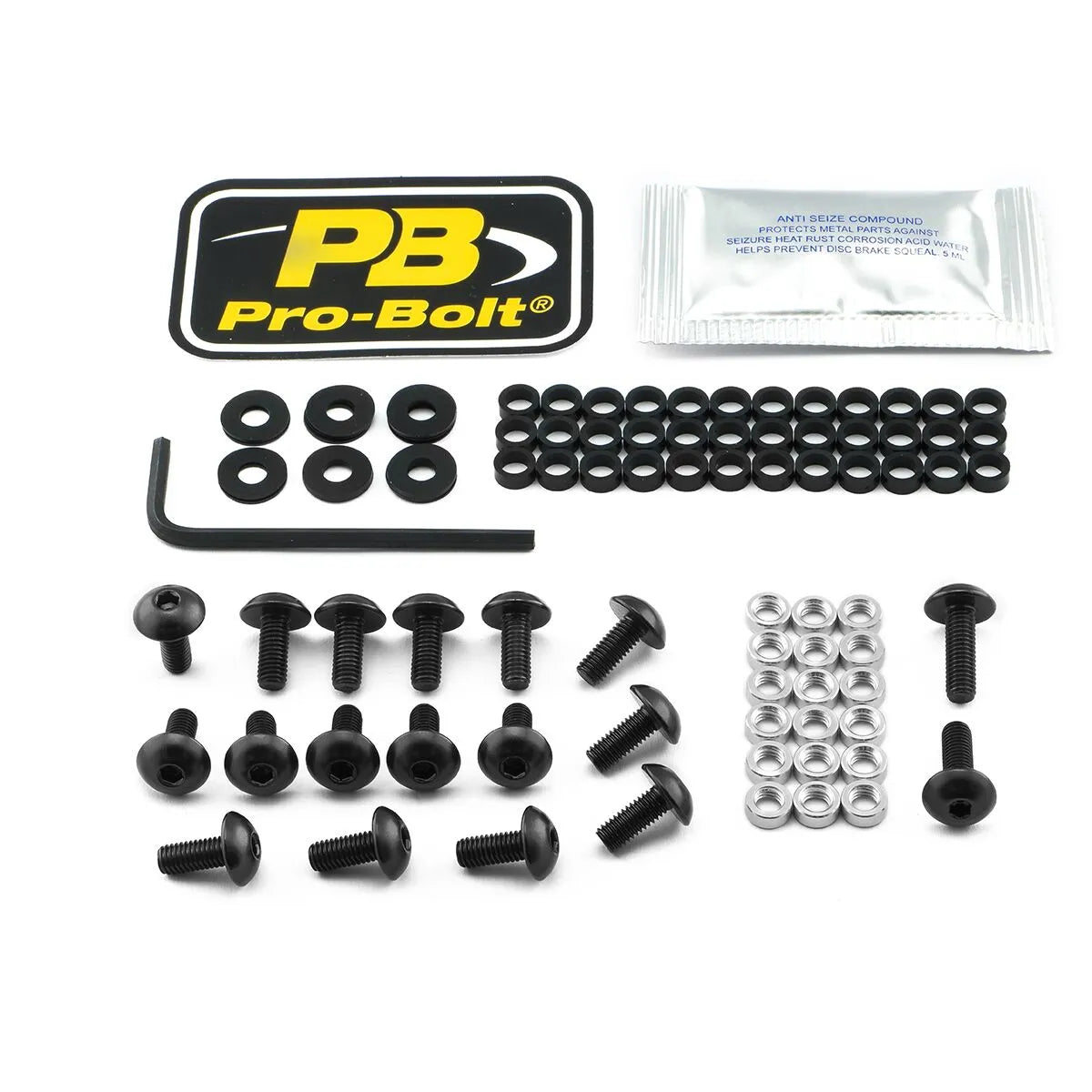 Pro Bolt Aluminium Fairing Bolt Kit For Ktm
