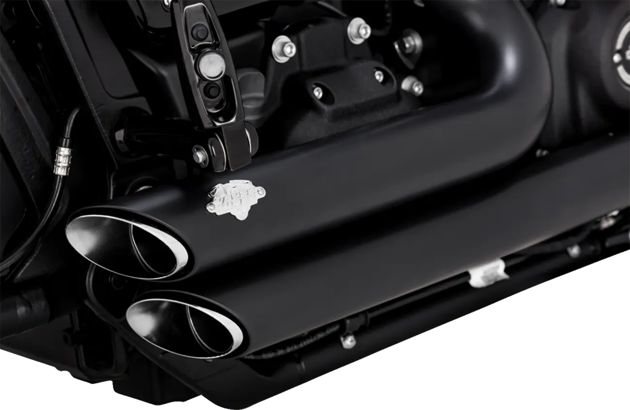 Vance & Hines Shortshots Staggered Avgassystem