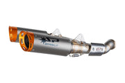 Spark Dyno 3/4 Avgassystem med Aluminium Ändstycke - ECE Väglaglig