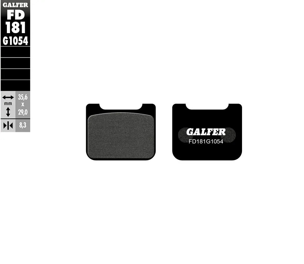 Galfer Semi-metalliska Bromsbelägg - Mångsidig Prestanda - Bak