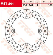 Trw Rund Fast Bromsrotor 250-299mm - Fram