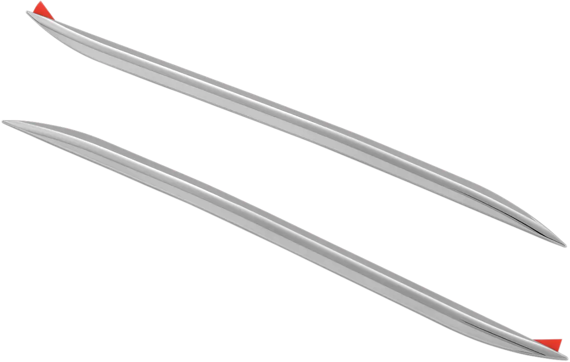Show Chrome Front Fender Side Accent Trim