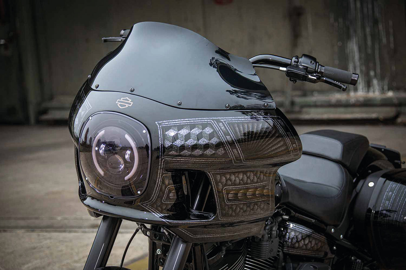 Rick's Motorcycles FXRP Police Replica Club Style Fairing – Windshield