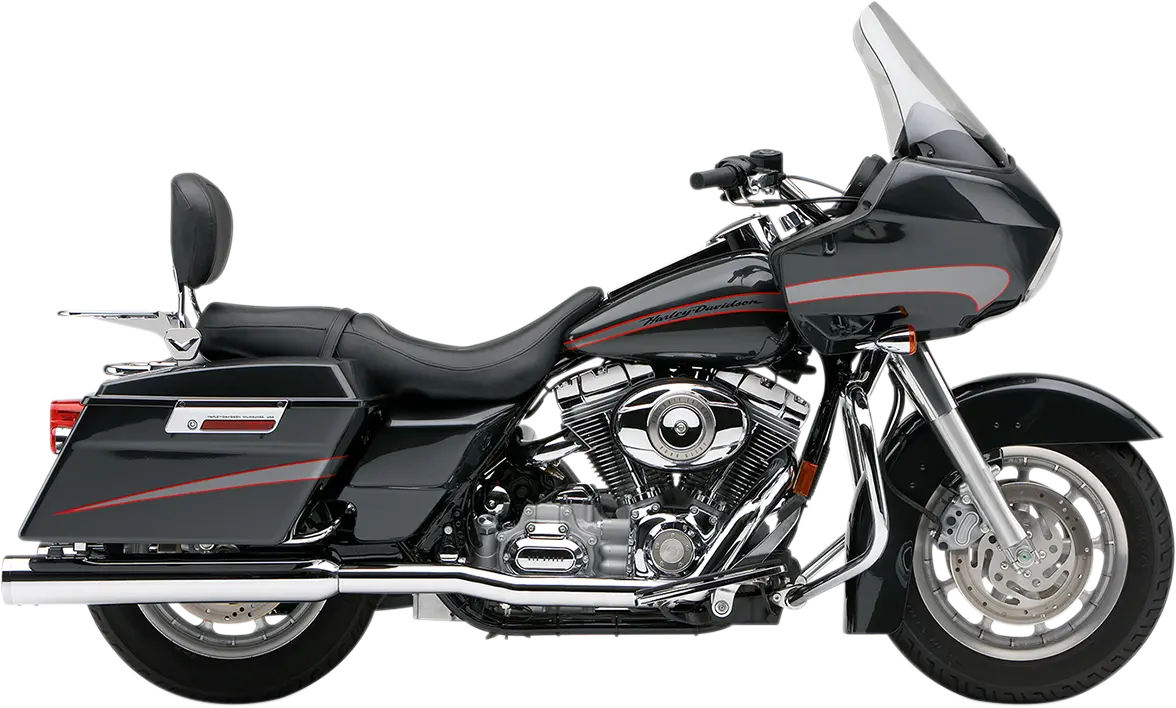 Cobra True Dual Grenrör för Harley-Davidson