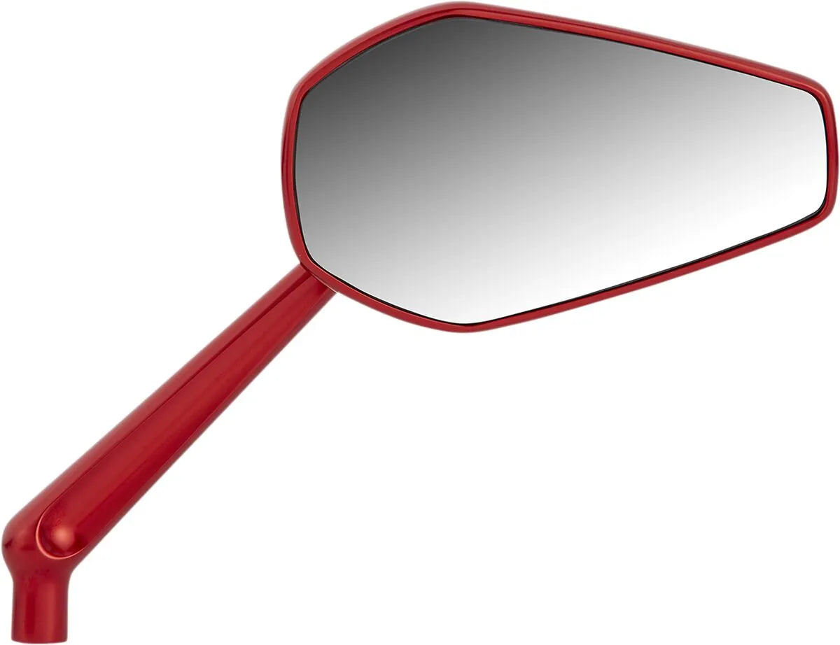 Arlen Ness Mini Stocker Forged Mirror - Red