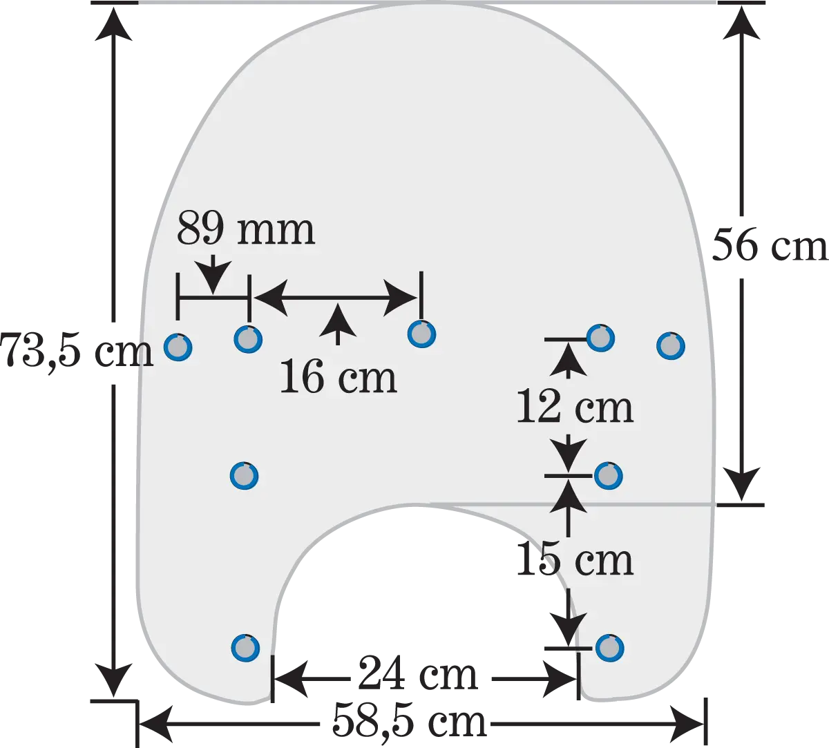 Memphis Shades Road King Windshield - 17" Black Smoke