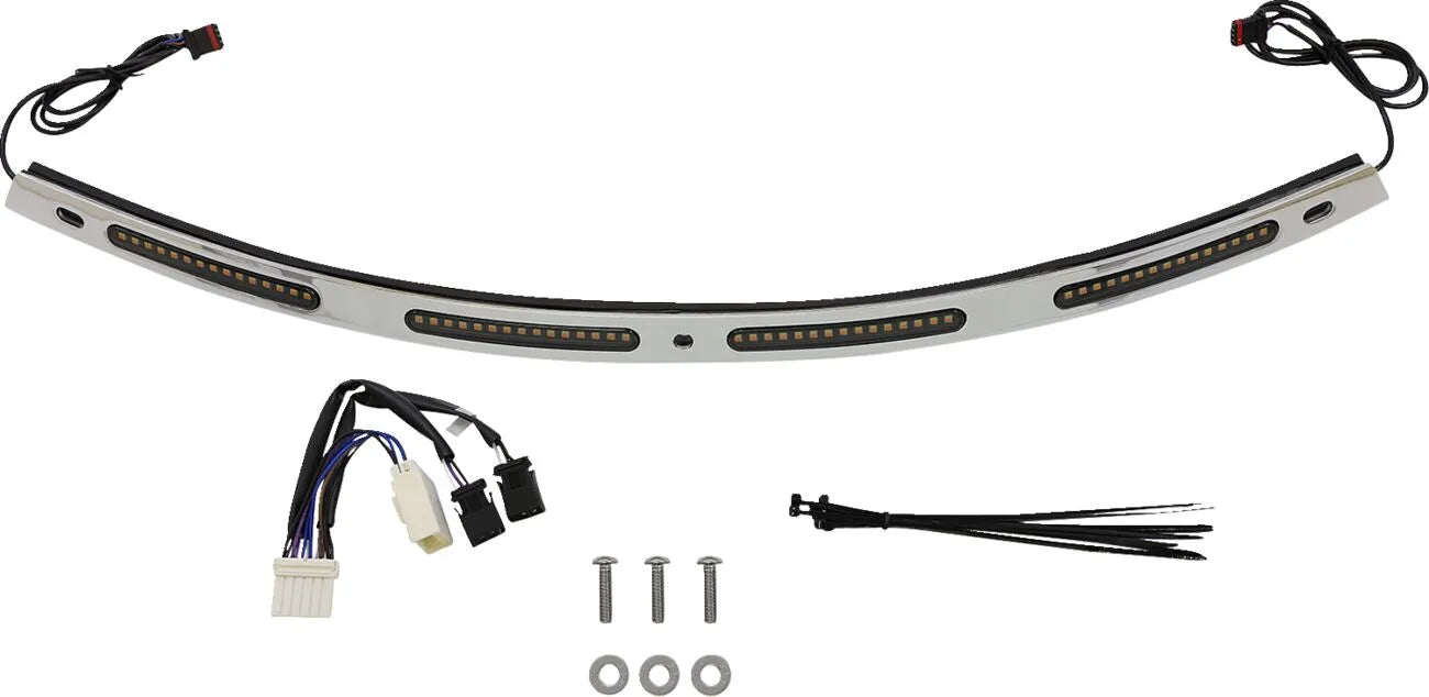 Custom Dynamics Genesis 4 Led Batwing Windshield Trim