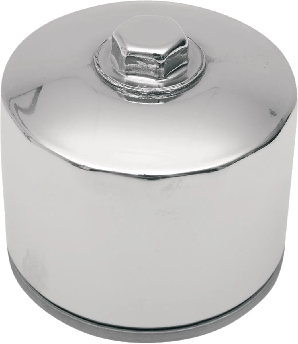 Drag Specialties Magnetic Ring Oil Filter Chrome